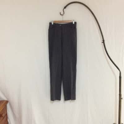 Basler Women's  Size 38 Wide Leg Pants Grey 