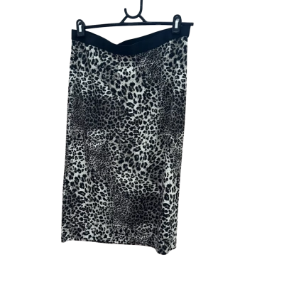 Motto Womens  Size 12 Leopard Jersey Shaper Tube Skirt 