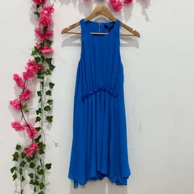 Piper Womens Sleeveless Dress Size 12 Blue 