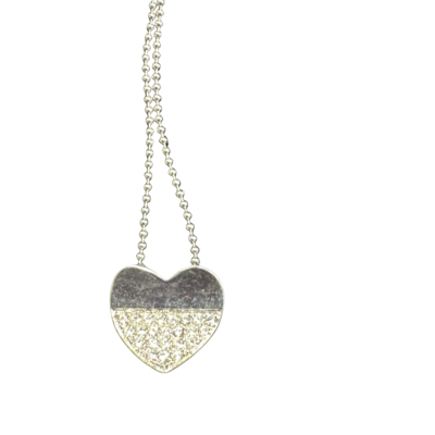  Womens OROTON Necklace Silver Tone with heart