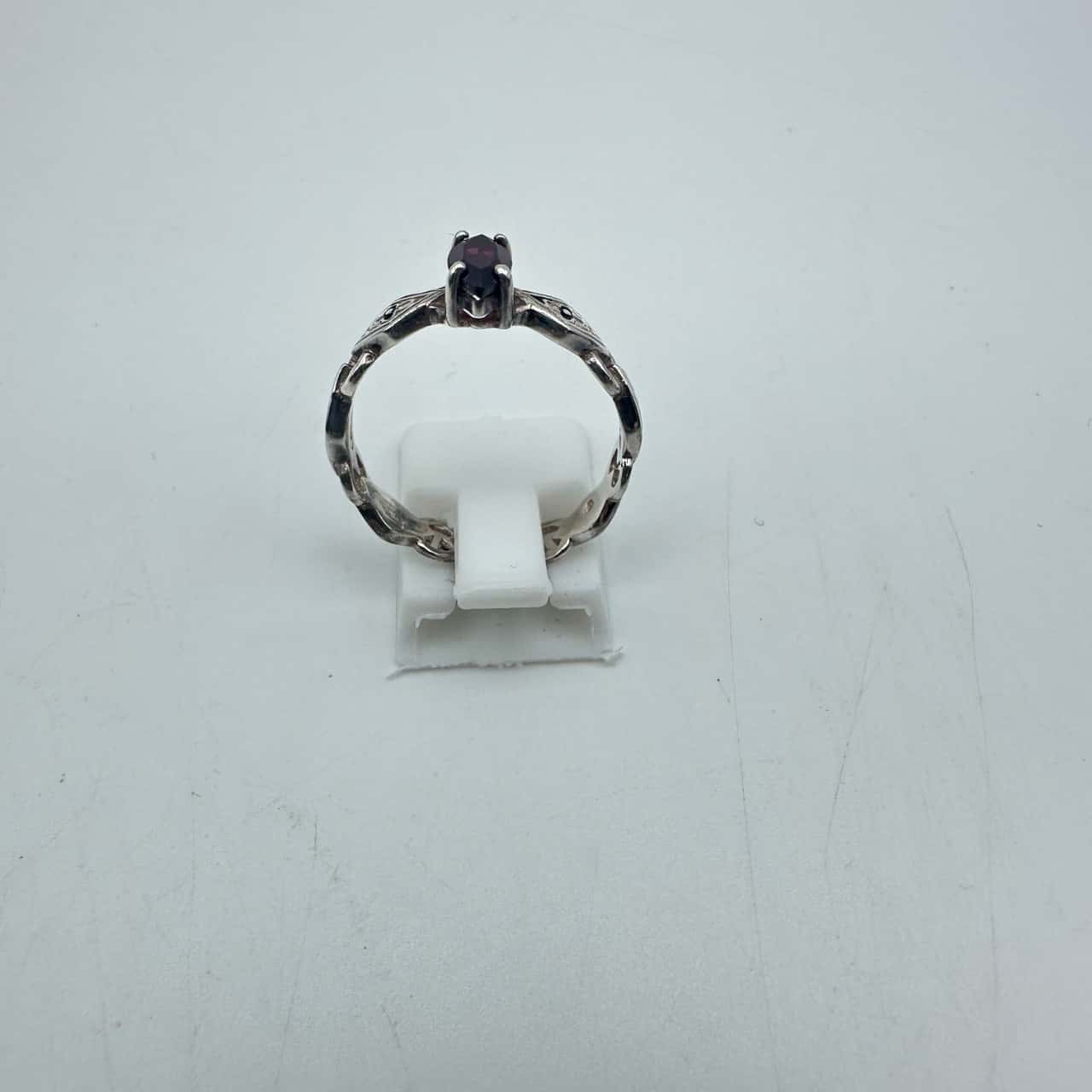 Vintage Avon RJ 925 Purple Stone Ring Size R(s)