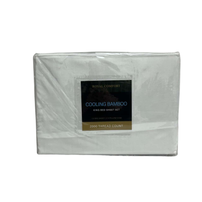 Royal Comfort Cooling Bamboo King Sheet Set