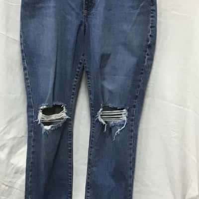 Nobody Denim Womens  Size 12 Casual Pants Navy Blue 