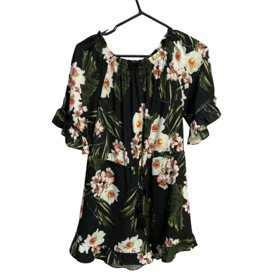 Decjuba Womens  Size S Playsuit Floral / Multicoloured 