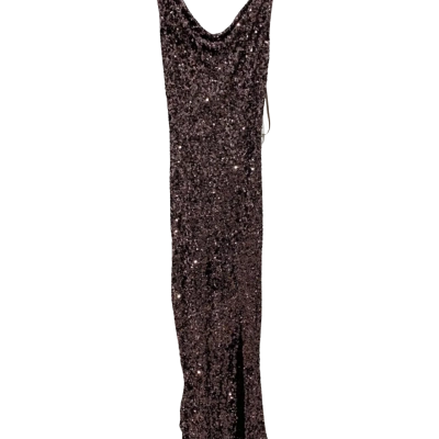 Azzurielle Party Dress Brown Size 