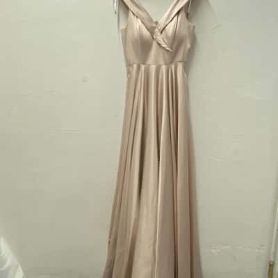  Jadore Women's Size 8 Bridesmaid/ Formal Dress Nude 