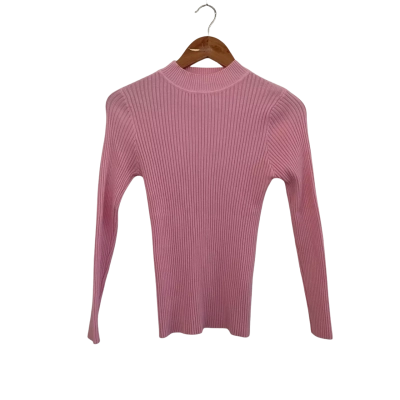 Intruder Womens  Size M / S Turtleneck Jumper Pink  