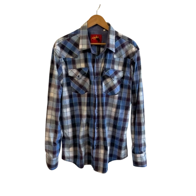 “Rodeo” Mens  -Size XL -Long Sleeve Shirt - Checked 