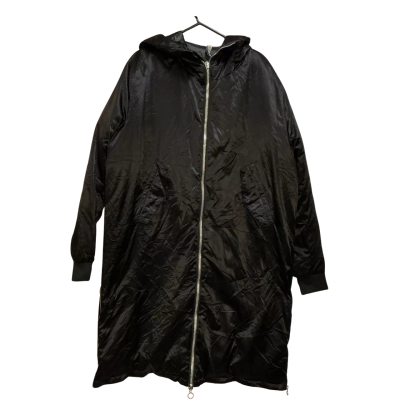 Zara Man Mens  Size XL Hooded Winter Coat Black  