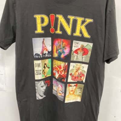 Pink Womens  Size L T-shirts Black  