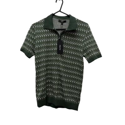 Politix Mens  Size XS Green / White  tshirt