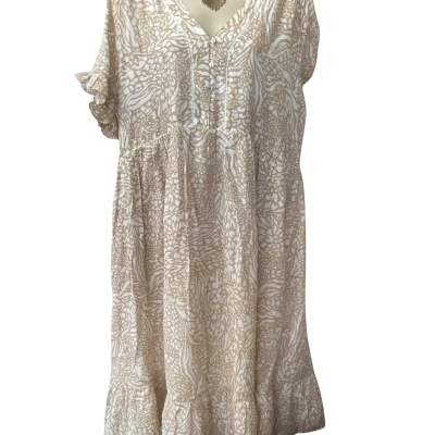 Virtuelle Beige  Babydoll Dress 