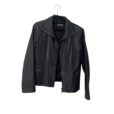 Gripp jeans  Size M Leather Jacket dark brown/Black  