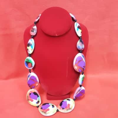 Women's Sobral Multicoloured Resin Necklace 