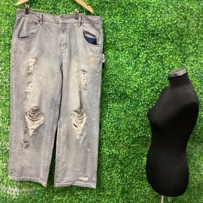  Loiter Mens  Size 38 Relaxed Fit Jeans Blue 