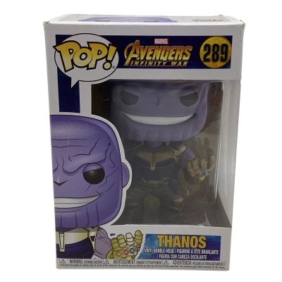Funko Pop The Avengers # 289 Thanos  Box Slightly Damaged & Sunbleached Collectables