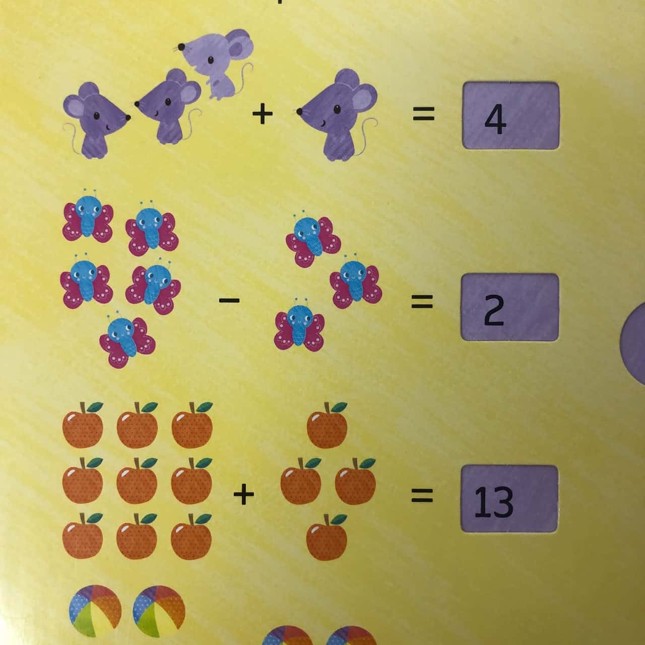 Empty Giant One Math Easy Maths Giant Flashcards - Little Genius(s)
