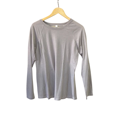 Lululemon Womens  Size 8 Long Sleeve Top Grey 