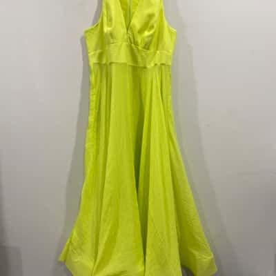 Sheike Womens Formal Dress Yellow Size 16