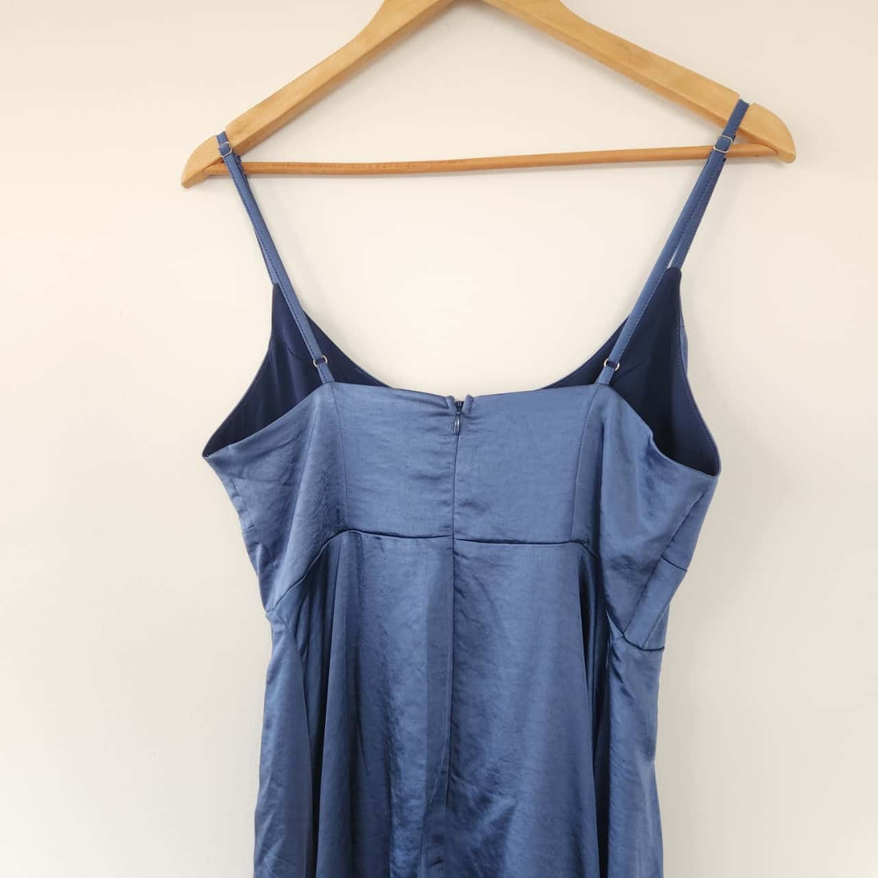angel biba blue dress THE ANGEL CHIFFON MIDI DRESS IN BLUE