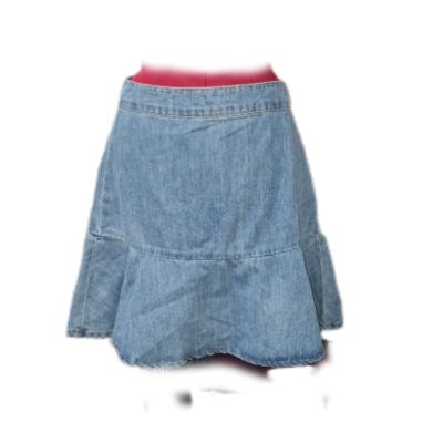 All About Eve Womens  Size 10 Denim Skirt Blue 