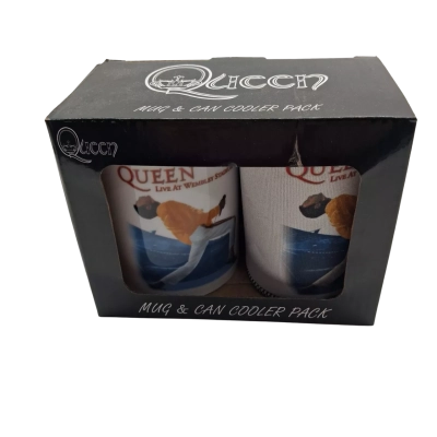 QUEEN MUG AND CAN COOLER BOX SET