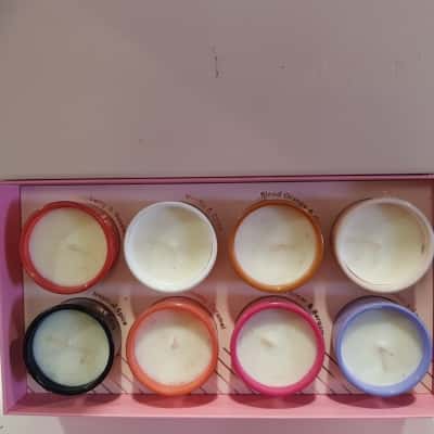 Dusk set of 8 Soy Candles
