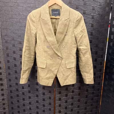 Cable Melbourne Womens  Size XS Blazer Olive 