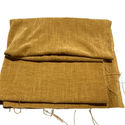Mustard Thick Chenille 143 x 200 cm.  Fab4