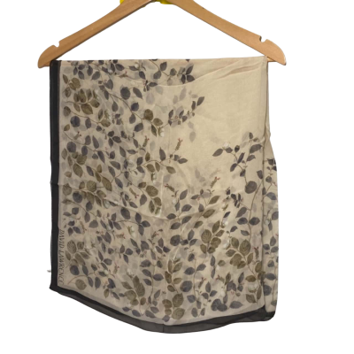 David Lawrence One Size Floral / Olive Scarf