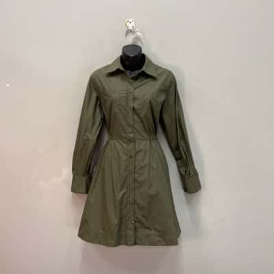  Unison Womens  Size 6 Mini Dress Khaki 