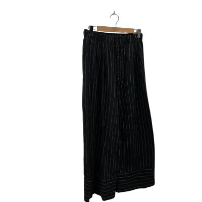 Dissh Womens  Size 10 Casual Pants Black  / Gold 