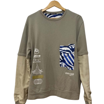 Roberto Cavalli Sport Swearshirt. Size M.