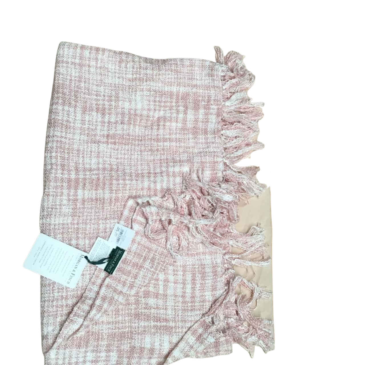 Morgan and Finch Esperance Marle Throw Blush - Brand New With Tags RRP ...