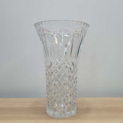 Crystal Flared Vase - 30cm 