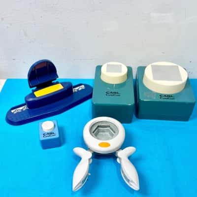 A delection of 5  Paper Cutters- crafters delight