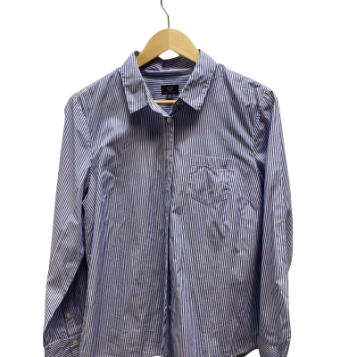 Sportscraft Womens  Size 14 Blue Striped Shirt