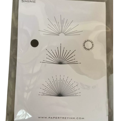 New Papertrey Ink Photopolymer ‘Shine’ Sunrise Stamp Set