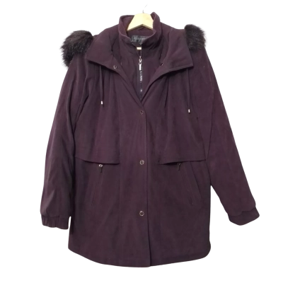 Fleet Street Women's  Size M Dark Purple Winter Coat