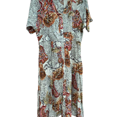 Capture Womens Size 14 Paisley Midi Dress