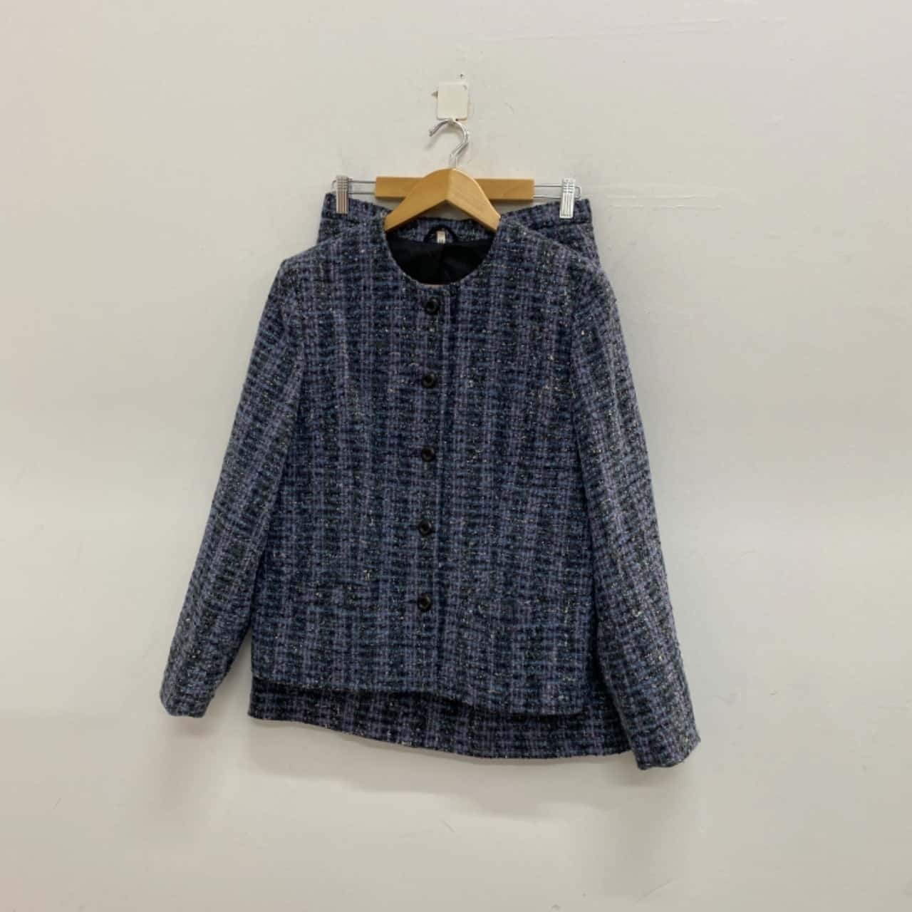 The Dunedin Tradition Womens Size 14 Blue / Grey / Purple blazer and