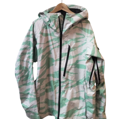Unisex AK Burton Gore Cyclic Jacket Oversized Zebra Size L