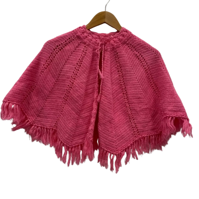 Unbranded Women's Crochet Shrug Size One Size Pink  