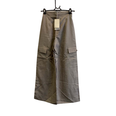 BNWT COS Women's Size EUR 32 Linen Blend Wide Leg Cargo Pant Beige 