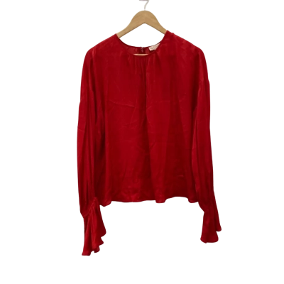 By TiMO Womens  Size M Blouse Red 