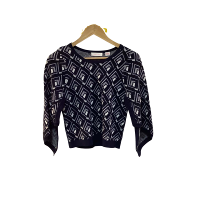 Sass & Bide Womens  Size XXS Sweatshirt Blue / Pattern 