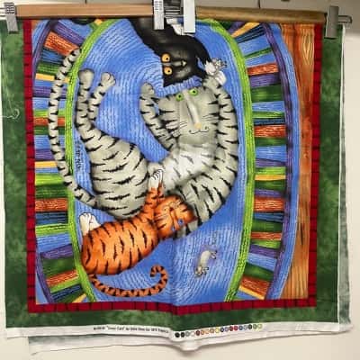 Cat Fabric - 60cm x 110cm