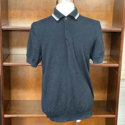 Ben Sherman Mens  Size S Polo Shirt Navy Blue 