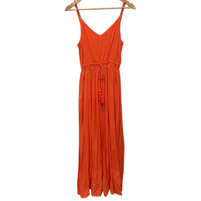  Mi Obsesion Tangerine Pairsy Wide Leg Pantsuit Size XS/6