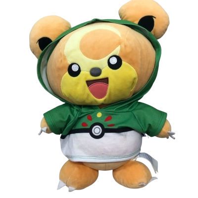Build A Bear BAB Pokemon Teddiursa Bear Friend Ball Hoodie